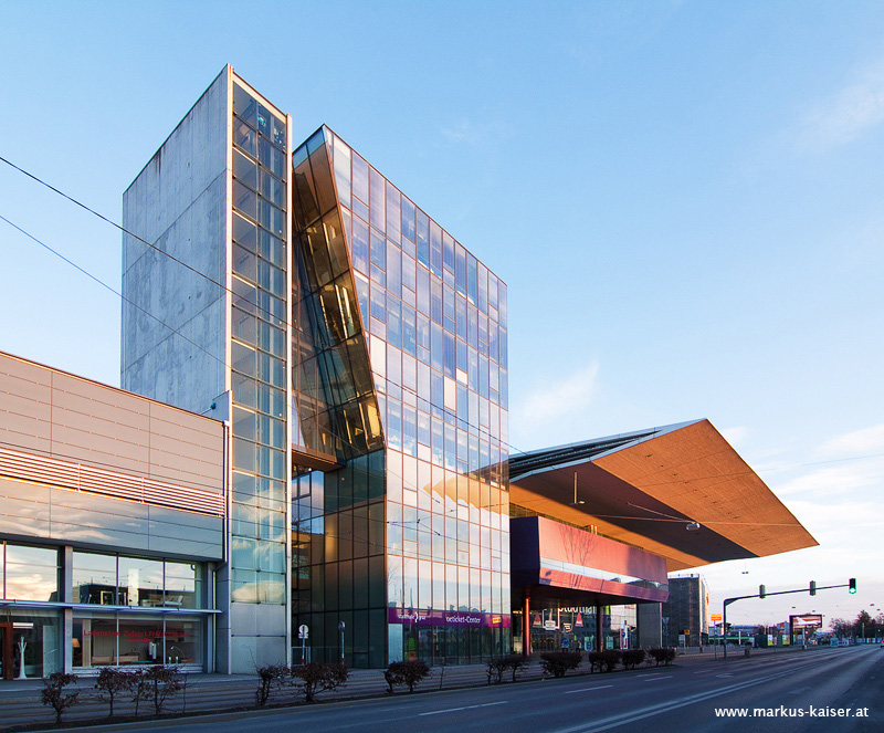 Stadthalle Messe Congress Graz Architekten Klaus Kada, RieglerRiewe
